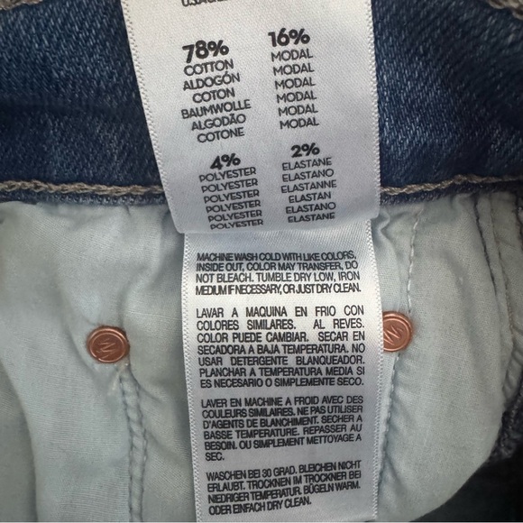 MOTHER The insider Crop Step Fray Jeans In Work Hard Play Hard Size 25 - Picture 12 of 12